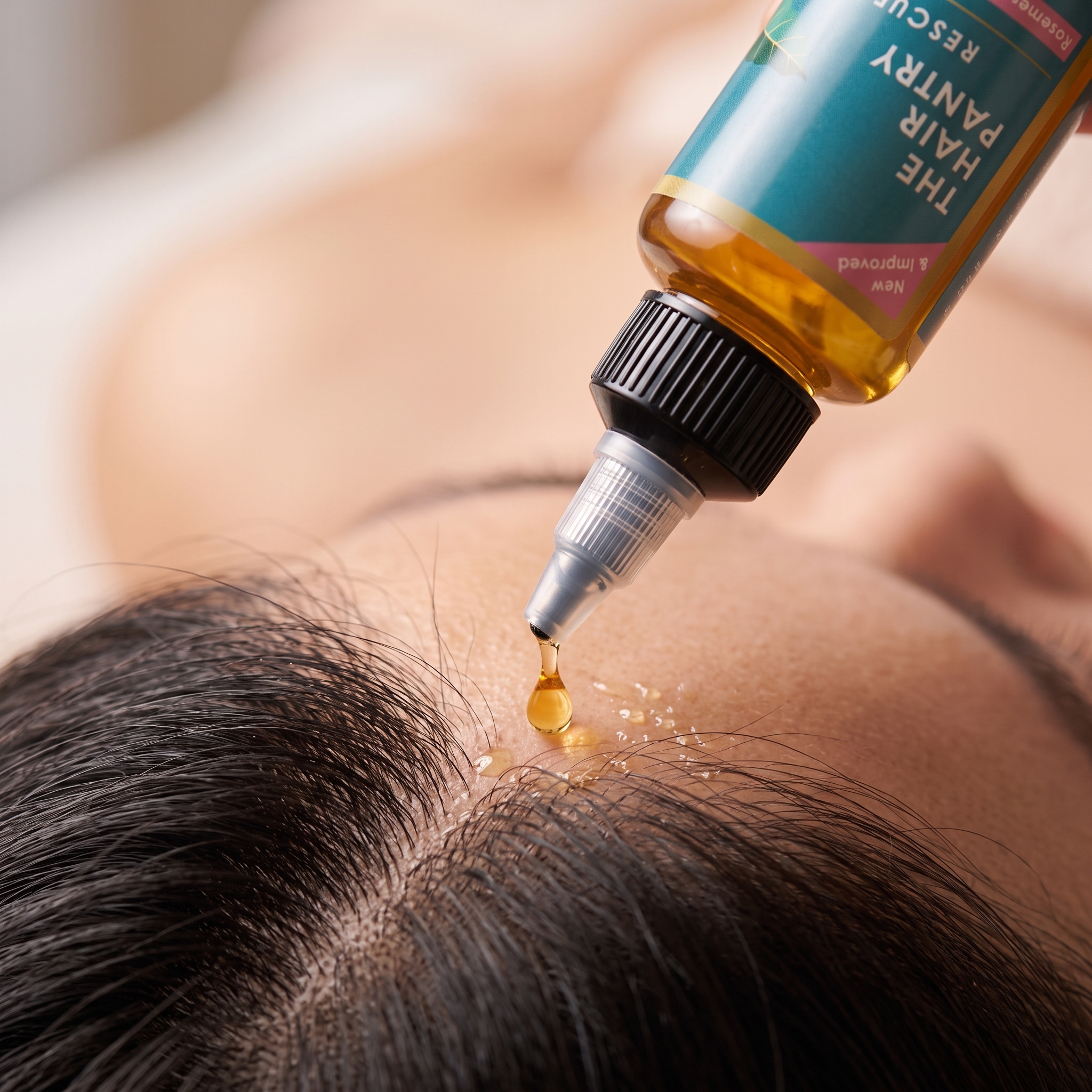 The Hair Pantry Rescue Growth Rosemary Mint Elixir – Hairfall Control & Growth Oil - Image 3